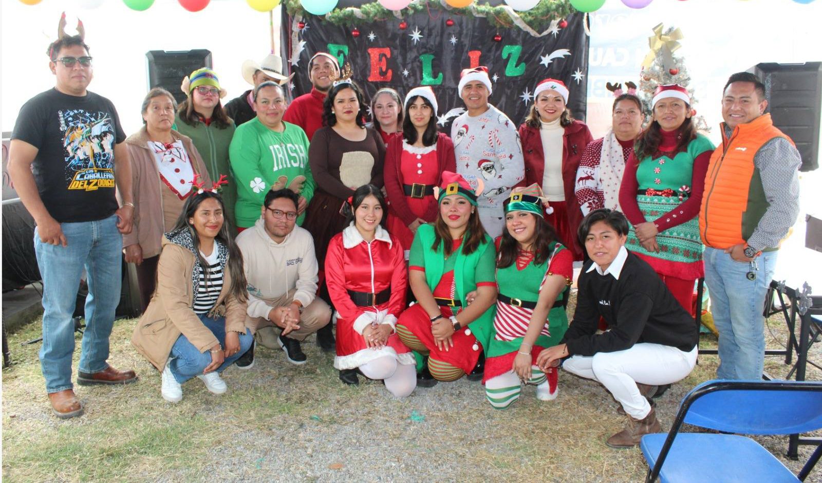 UBR Mixquiahuala celebra festival navideño con pacientes y familias